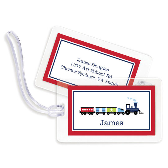 Choo Choo Train Luggage Tags